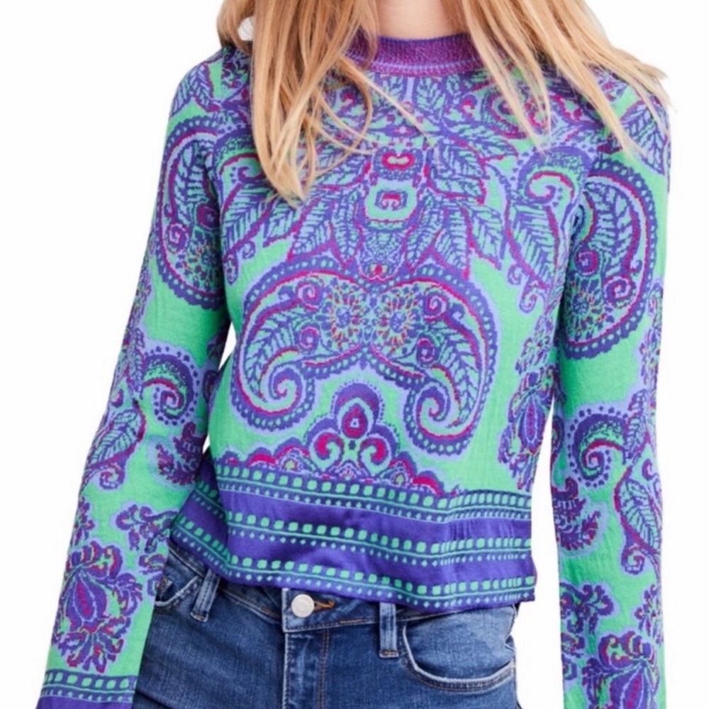 Free People | New Age Cropped Sweater